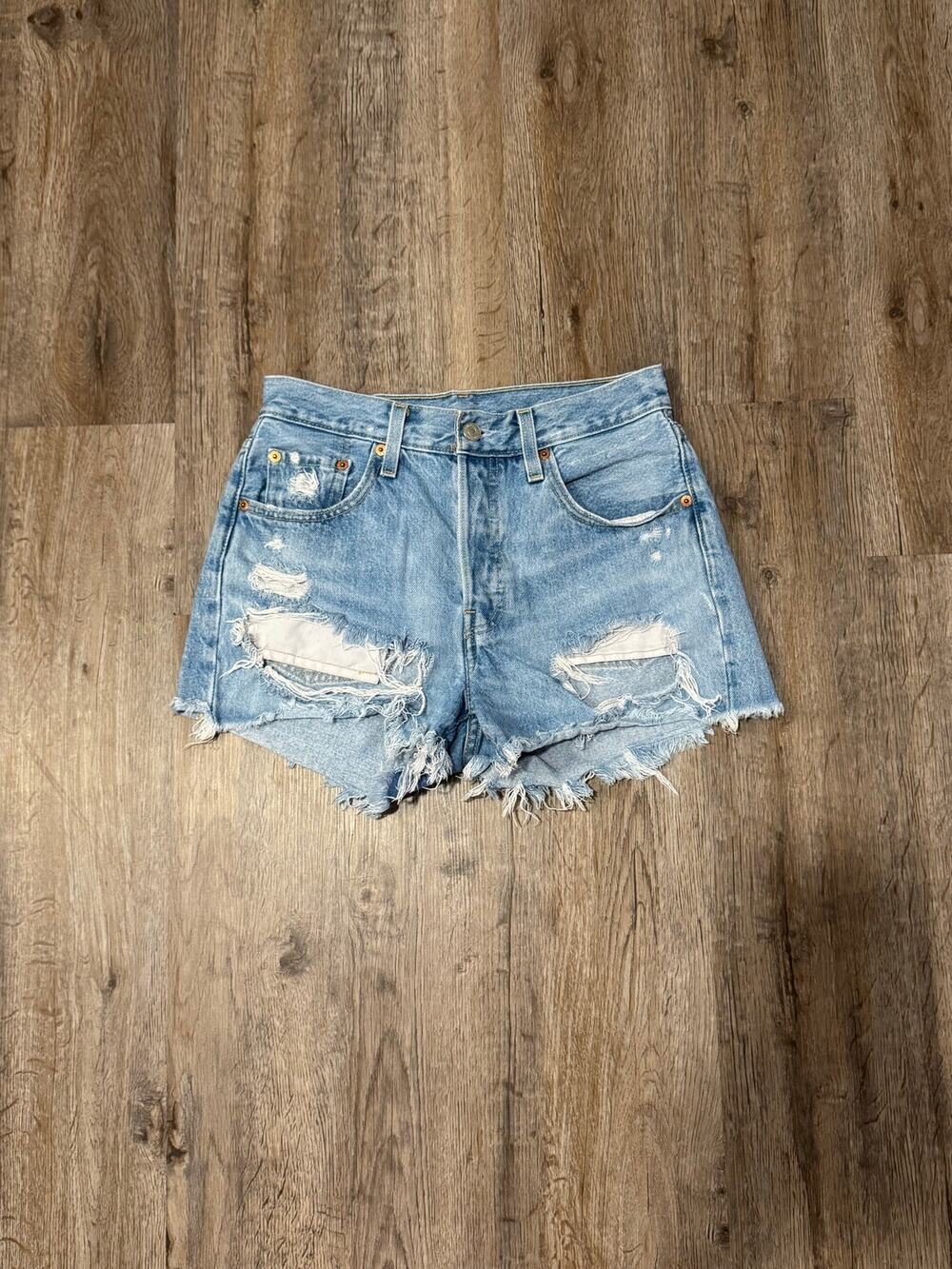 Levi's Premium Women's 501 Denim Shorts Size 25
